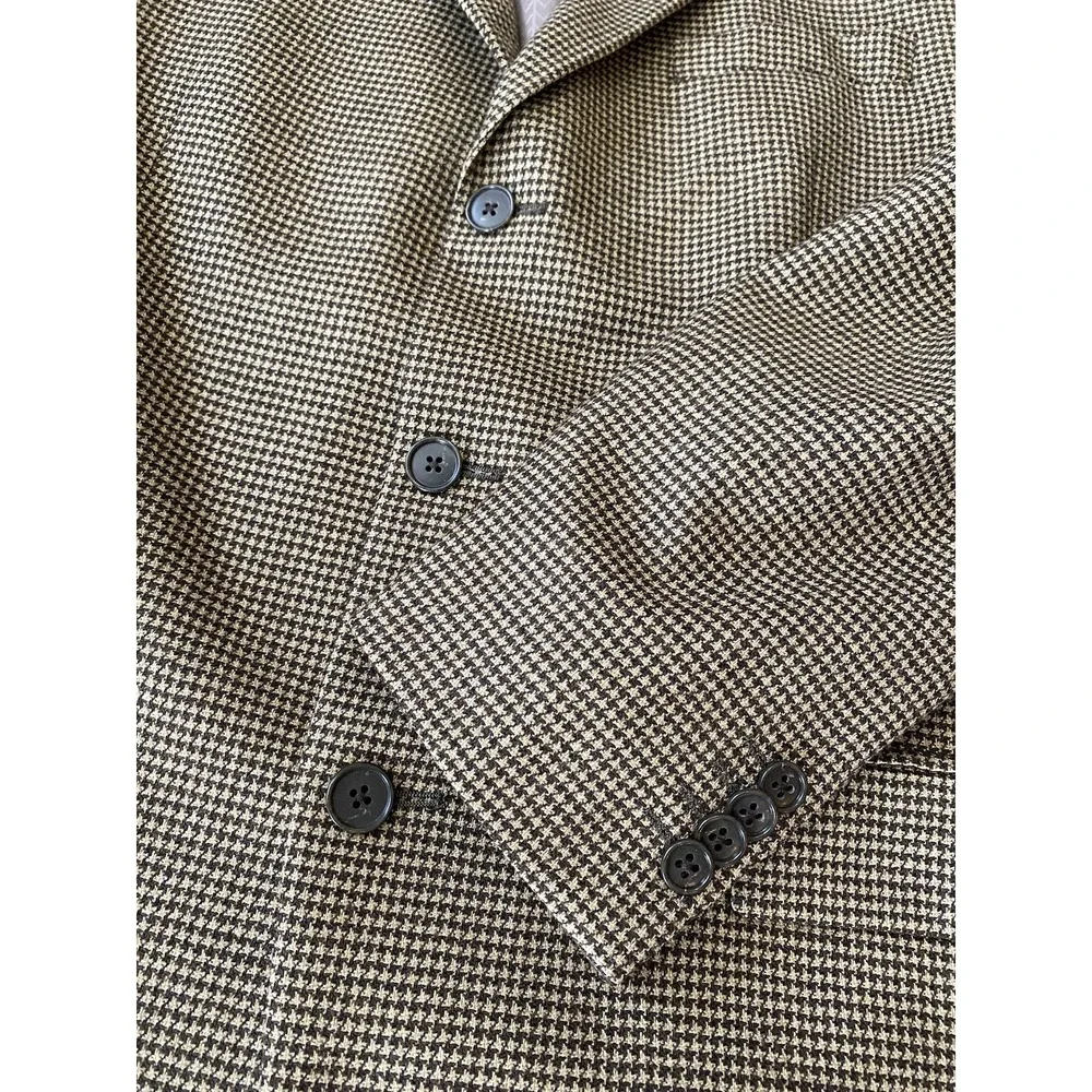 Michael Kors Men's Brown Wool Cashmere Tan Sport Coat‎ Jacket Size 42L New! $250